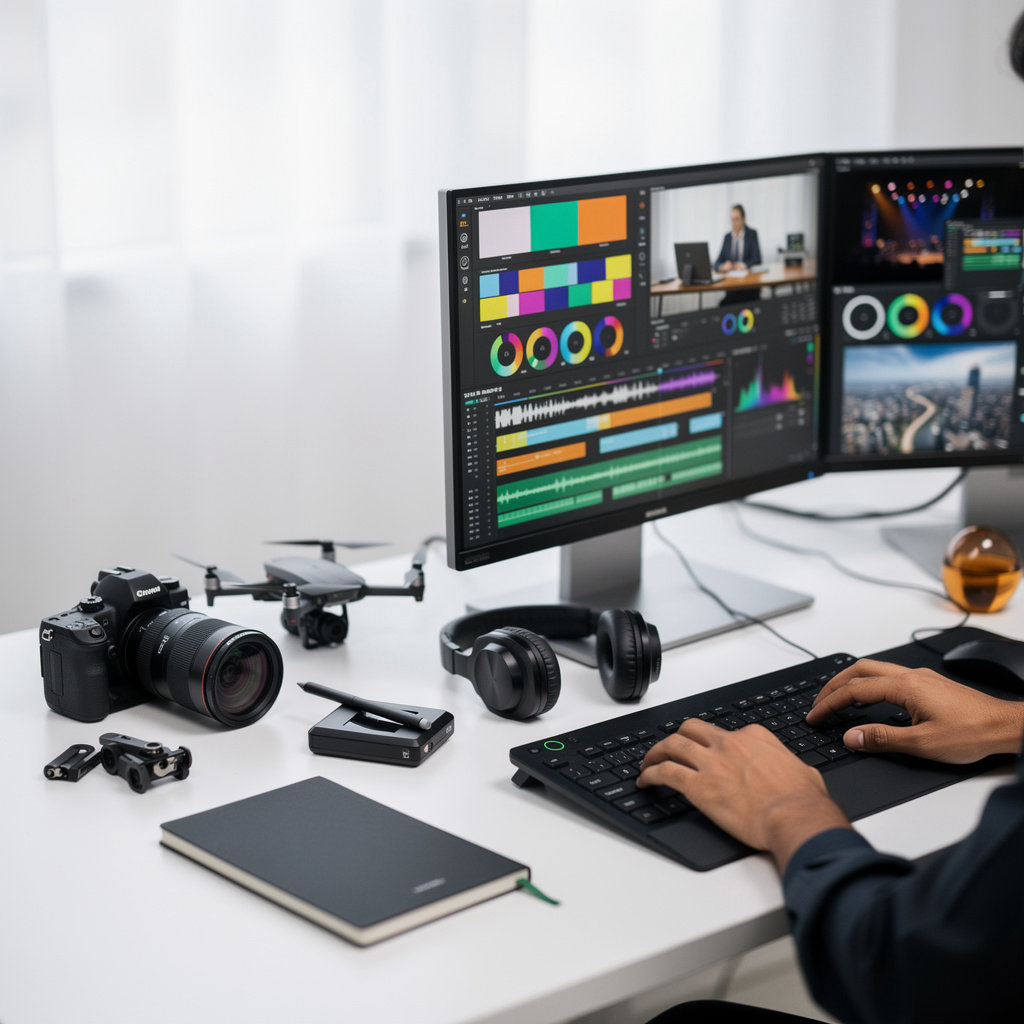 SHEYI DIGITAL professional team demonstrating Video Editing, Videography, and Graphics Design expertise in Houston